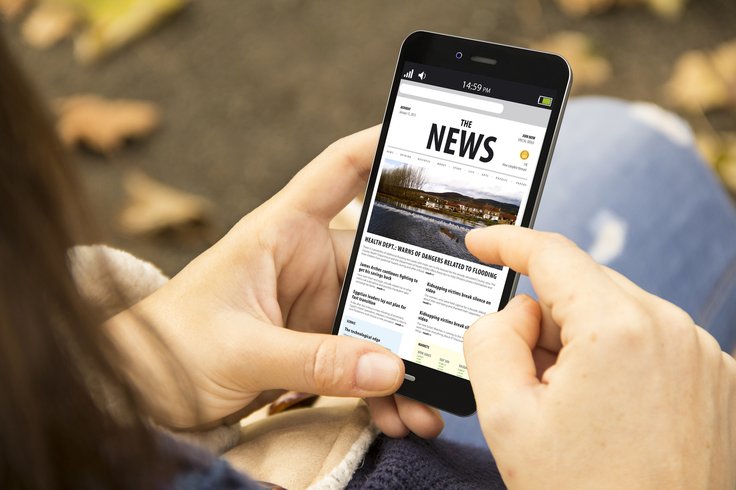 Czech mobile internet users seek news